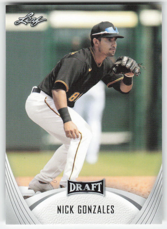 2021 Leaf Draft #11 Nick Gonzales Pittsburgh Pirates 1440
