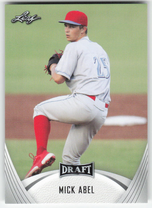 2021 Leaf Draft #10 Mick Abel Philadelphia Phillies 1441