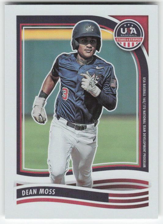 2024 Panini Stars & Stripes USA Baseball #190 Dean Moss 1445