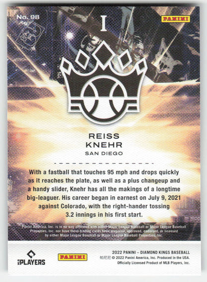 2022 Panini Diamond Kings #98 Reiss Knehr San Diego Padres Rookie 1451
