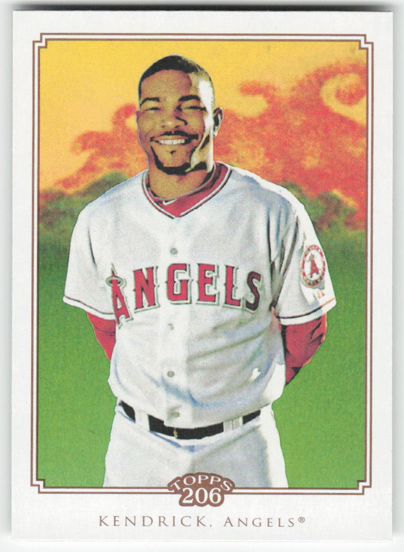 2010 Topps 206 #100 Howie Kendrick Los Angeles Angels 1453