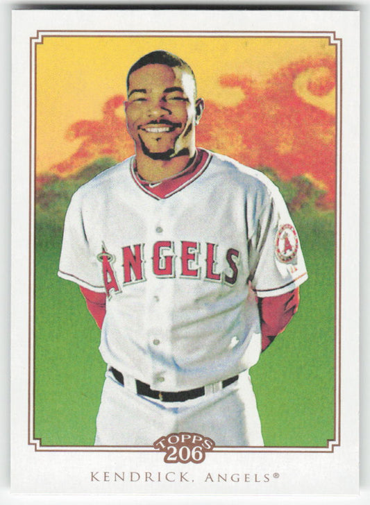 2010 Topps 206 #100 Howie Kendrick Los Angeles Angels 1453