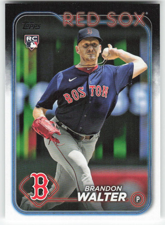 2024 Topps #193 Brandon Walter Boston Red Sox Rookie 1456