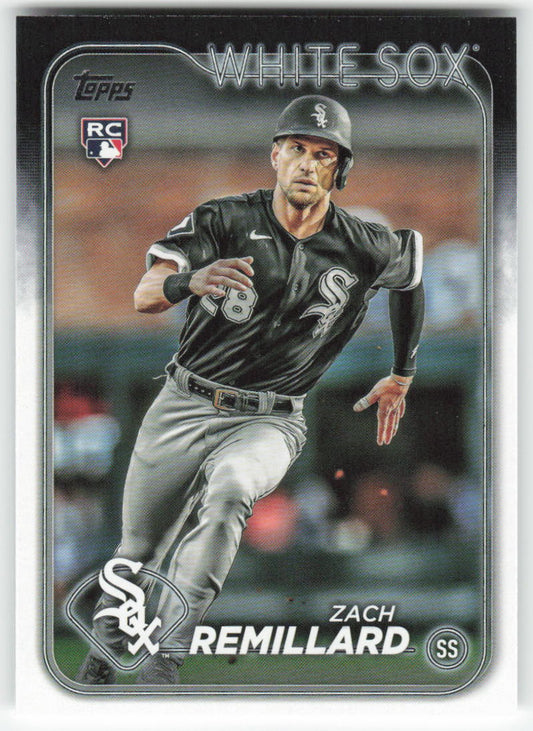 2024 Topps #222 Zach Remillard Chicago White Sox Rookie 1457