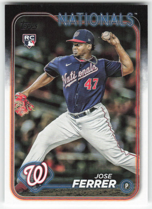 2024 Topps #85 Jose Ferrer Aqua Washington Nationals 1458