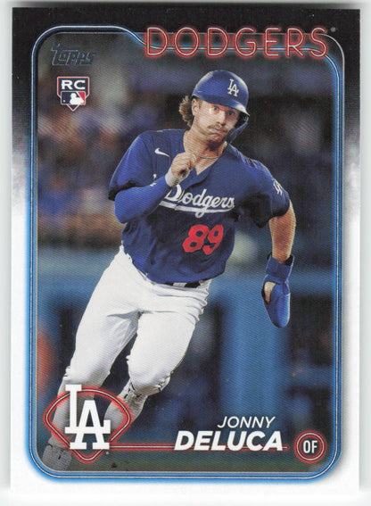 2024 Topps #233 Jonny DeLuca Los Angeles Dodgers Rookie 1460