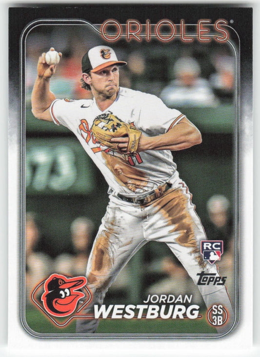 2024 Topps #66 Jordan Westburg Baltimore Orioles Rookie 1462