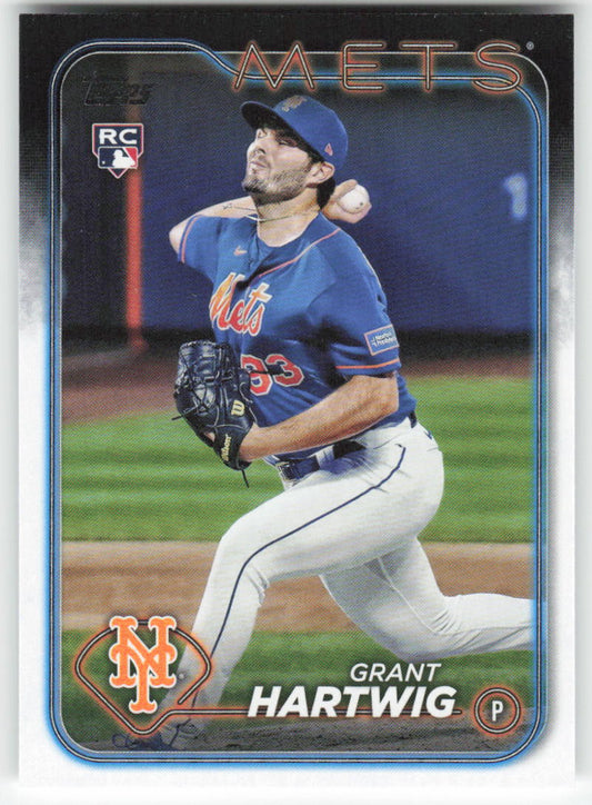 2024 Topps #130 Grant Hartwig New York Mets Rookie 1466