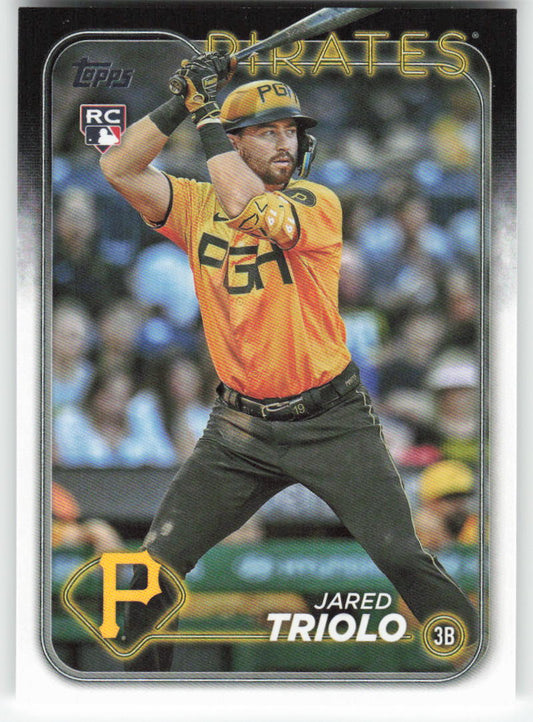2024 Topps #281 Jared Triolo Pittsburgh Pirates Rookie 1467