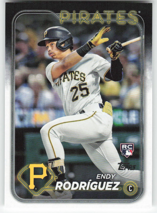 2024 Topps #3 Endy Rodríguez Pittsburgh Pirates Rookie 1469