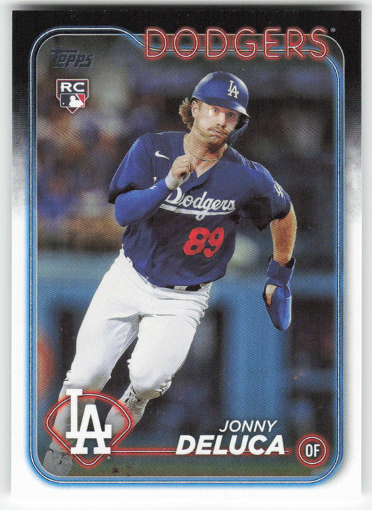 2024 Topps #233 Jonny DeLuca Los Angeles Dodgers Rookie 1470
