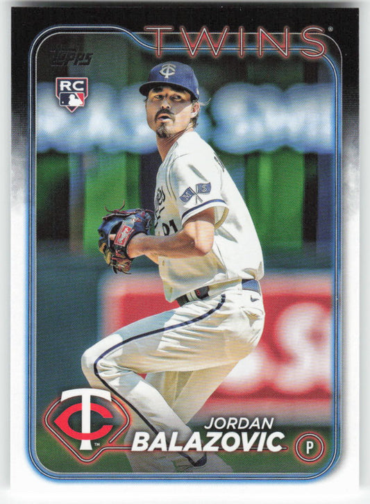 2024 Topps #263 Jordan Balazovic Minnesota Twins Rookie 1471