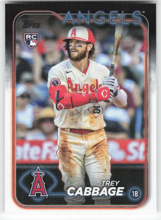 2024 Topps #321 Trey Cabbage Los Angeles Angels Rookie 1473