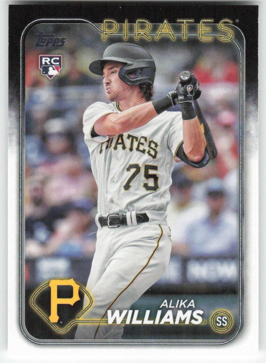 2024 Topps #265 Alika Williams Pittsburgh Pirates Rookie 1477