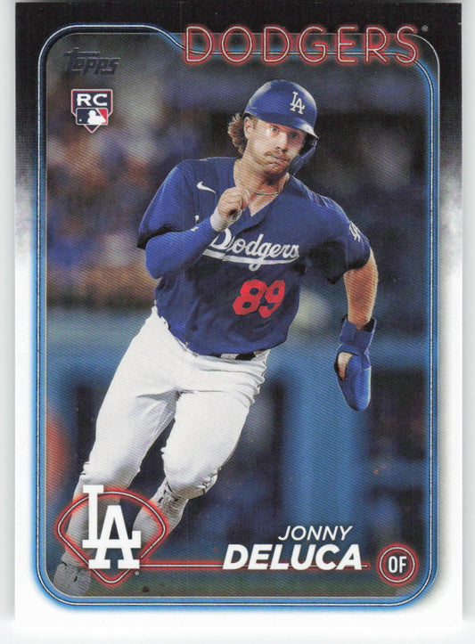 2024 Topps #233 Jonny DeLuca Los Angeles Dodgers Rookie 1480