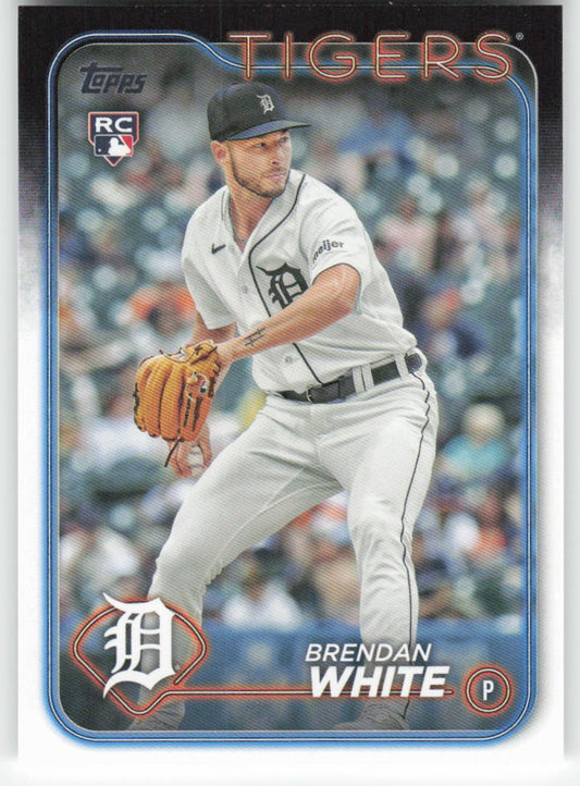 2024 Topps #8 Brendan White Detroit Tigers Rookie 1481