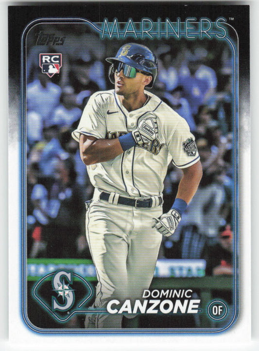 2024 Topps #195 Dominic Canzone Seattle Mariners Rookie 1482