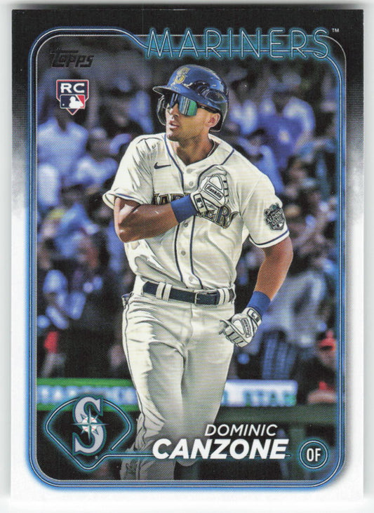 2024 Topps #195 Dominic Canzone Seattle Mariners Rookie 1483