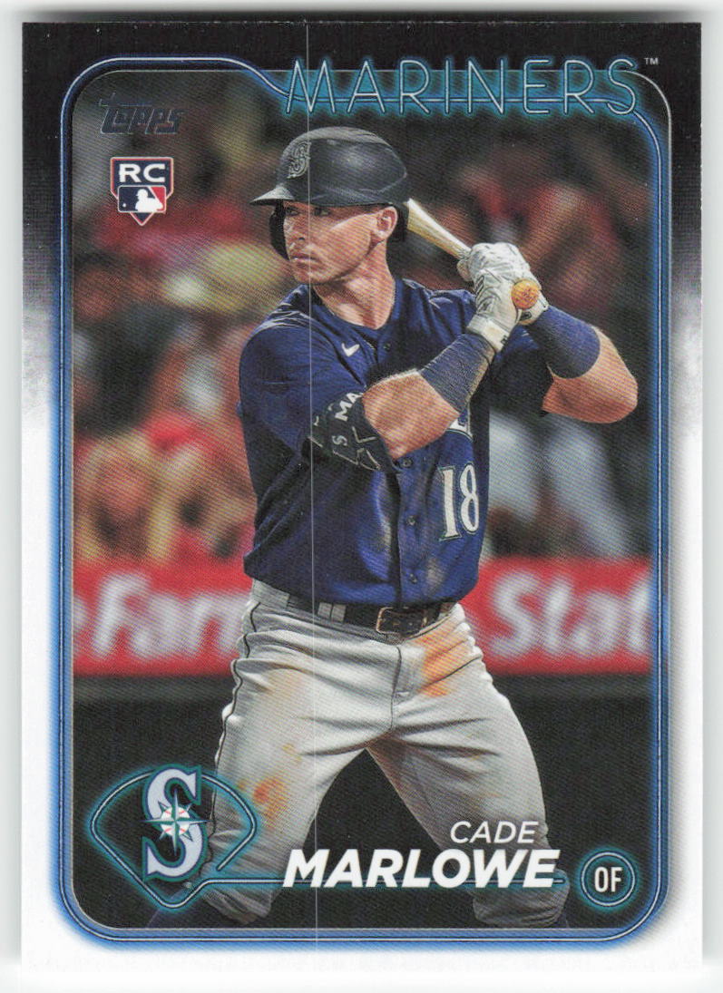 2024 Topps #286 Cade Marlowe Seattle Mariners Rookie 1485