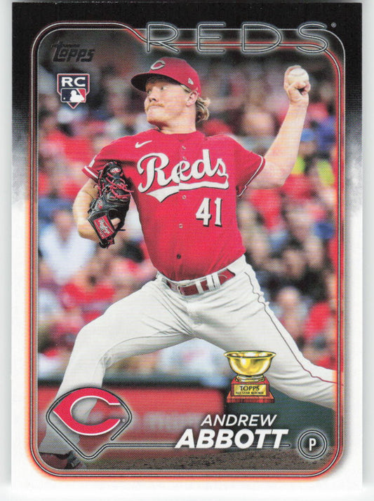2024 Topps #214 Andrew Abbott Cincinnati Reds Rookie 1488