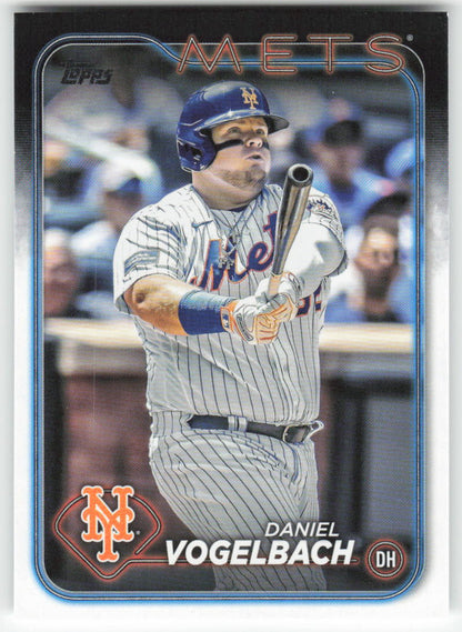 2024 Topps #345 Daniel Vogelbach New York Mets 1489