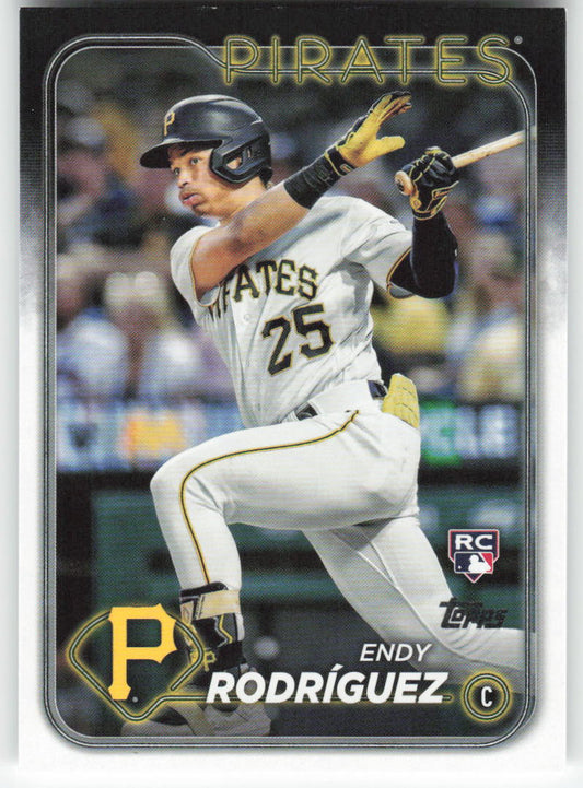 2024 Topps #3 Endy Rodríguez Pittsburgh Pirates Rookie 1490
