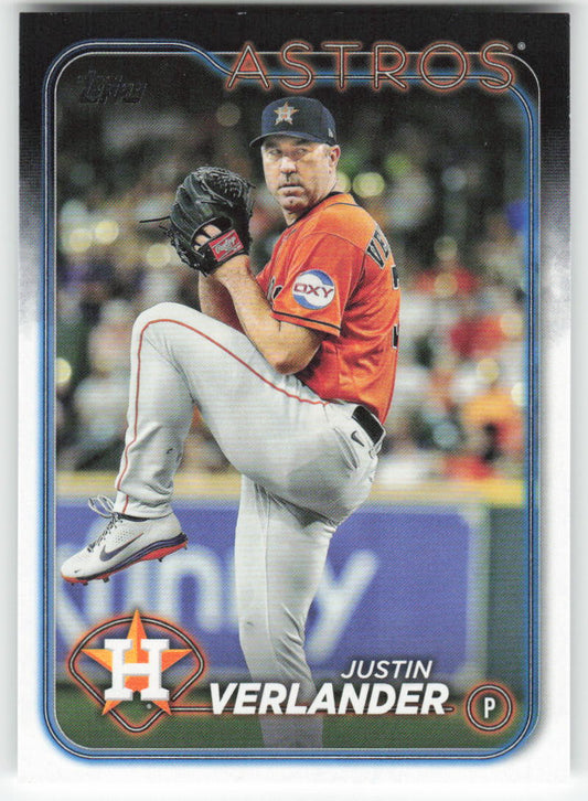 2024 Topps #62 Justin Verlander Houston Astros 1491
