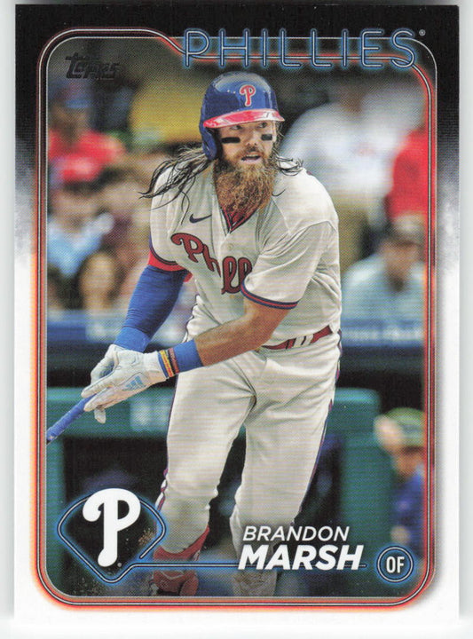 2024 Topps #71 Brandon Marsh Philadelphia Phillies 1498