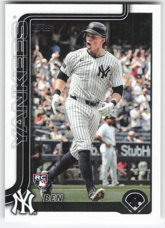 2025 Topps #337 Ben Rice New York Yankees Rookie 1505
