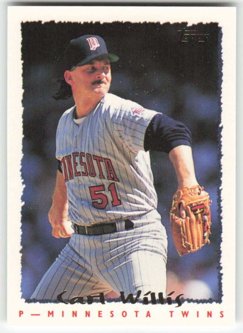 1995 Topps #302 Carl Willis Minnesota Twins 1512