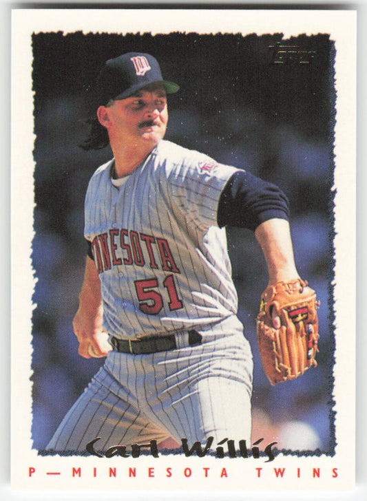 1995 Topps #302 Carl Willis Minnesota Twins 1512