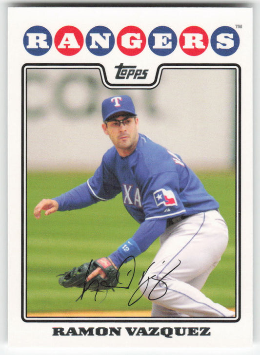 2008 Topps #132 Ramon Vazquez Texas Rangers 1518