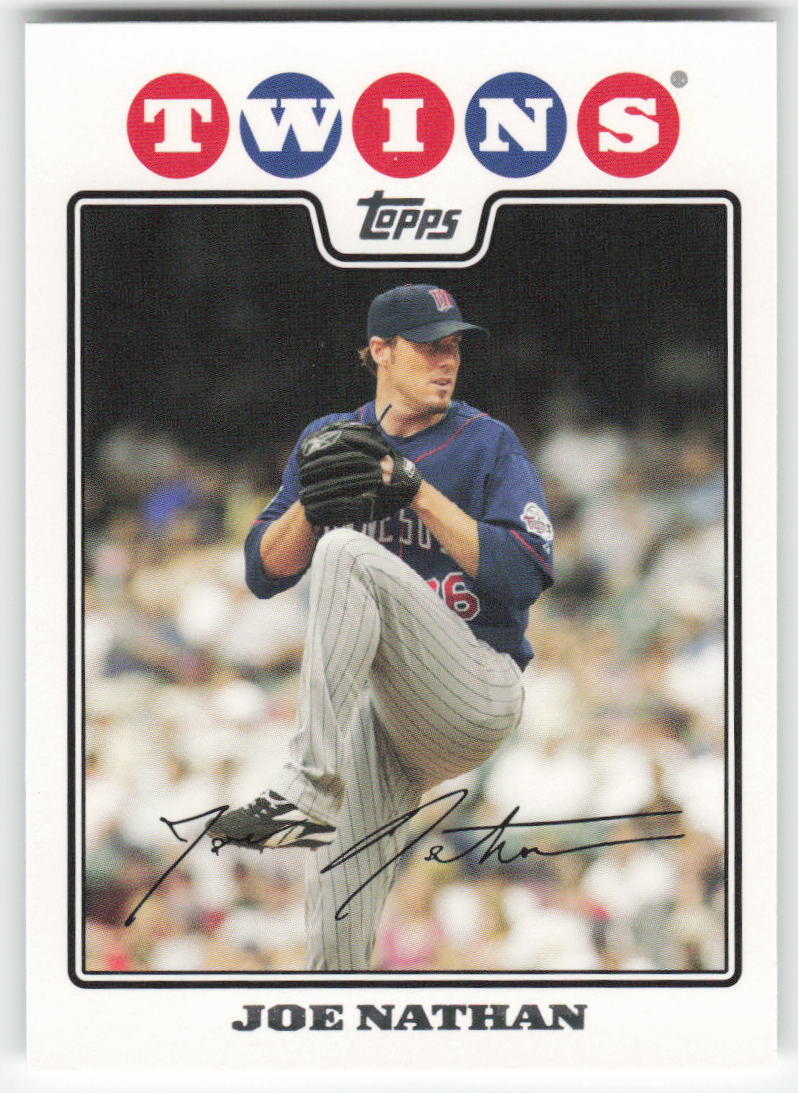 2008 Topps #109 Joe Nathan Minnesota Twins 1520