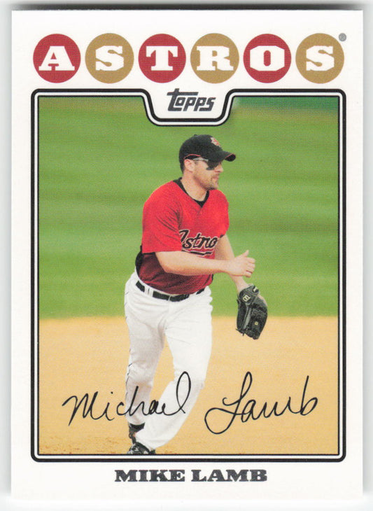 2008 Topps #202 Mike Lamb Houston Astros 1521
