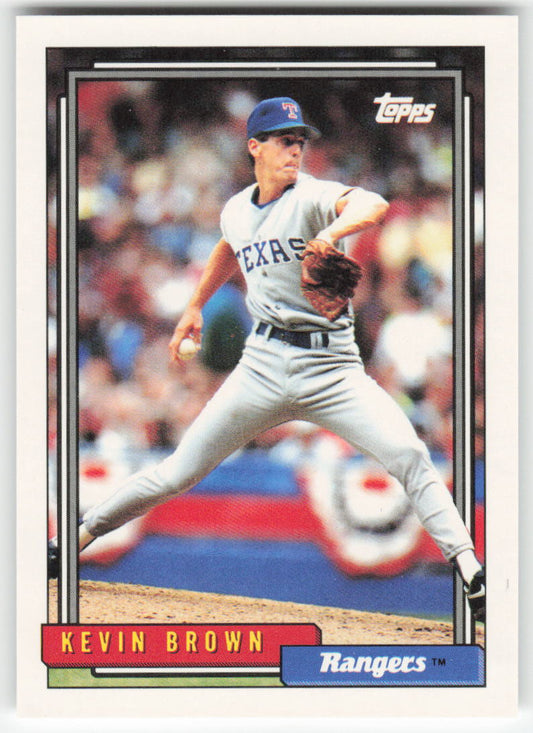 1992 Topps #297 Kevin Brown Texas Rangers 1524