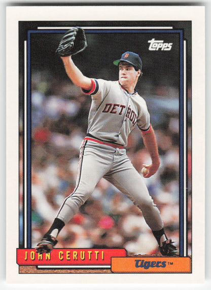 1992 Topps #487 John Cerutti Detroit Tigers 1525