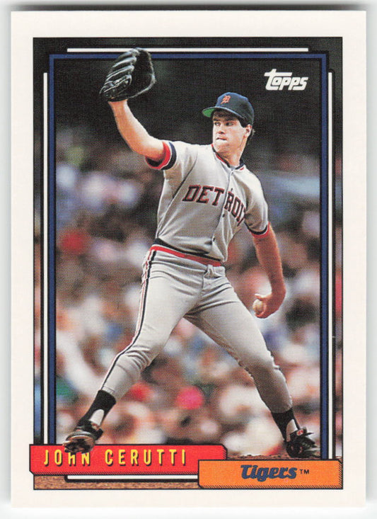 1992 Topps #487 John Cerutti Detroit Tigers 1525