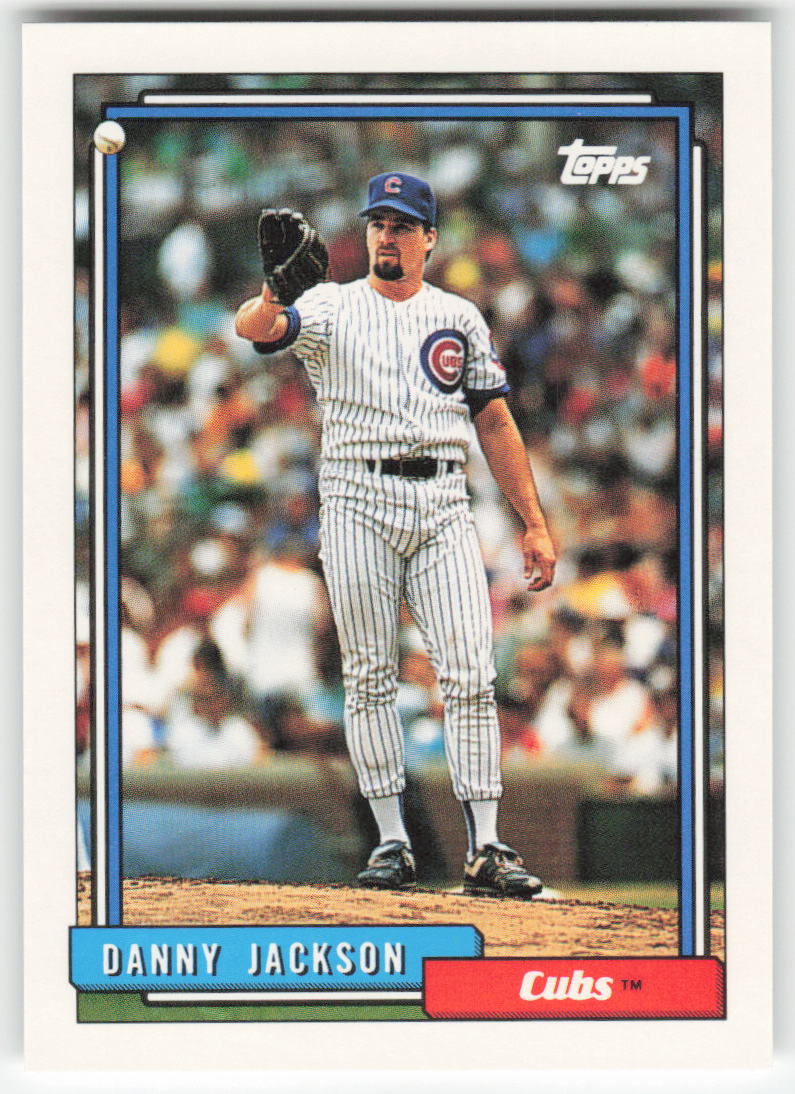 1992 Topps #619 Danny Jackson Chicago Cubs 1526