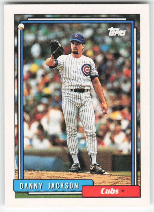 1992 Topps #619 Danny Jackson Chicago Cubs 1526