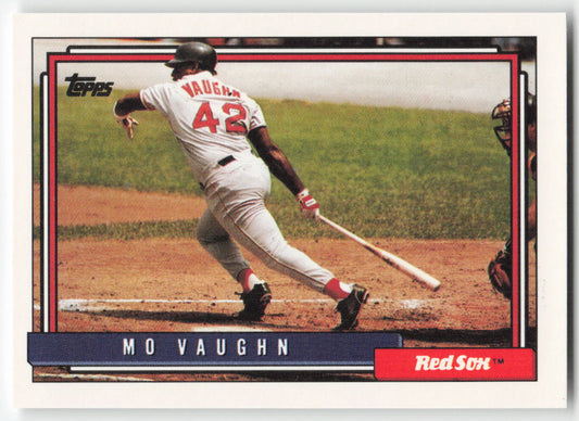 1992 Topps #59 Mo Vaughn Boston Red Sox 1527
