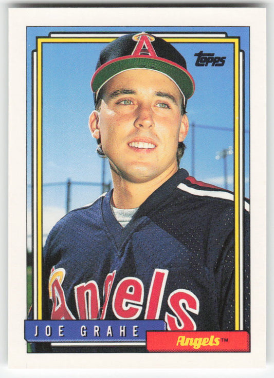 1992 Topps #496 Joe Grahe California Angels 1529