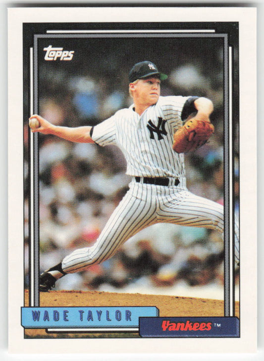 1992 Topps #562 Wade Taylor New York Yankees 1530