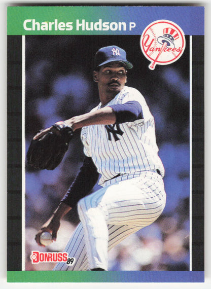 1989 Donruss #514 Charles Hudson New York Yankees 1545