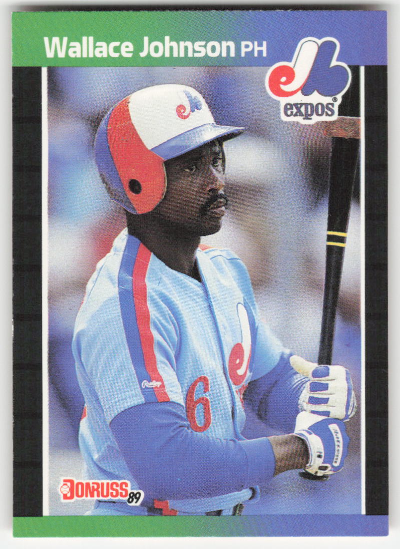 1989 Donruss #484 Wallace Johnson Montreal Expos 1551