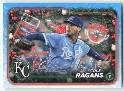 2024 Topps Holiday #H20 Cole Ragans Kansas City Royals 1554