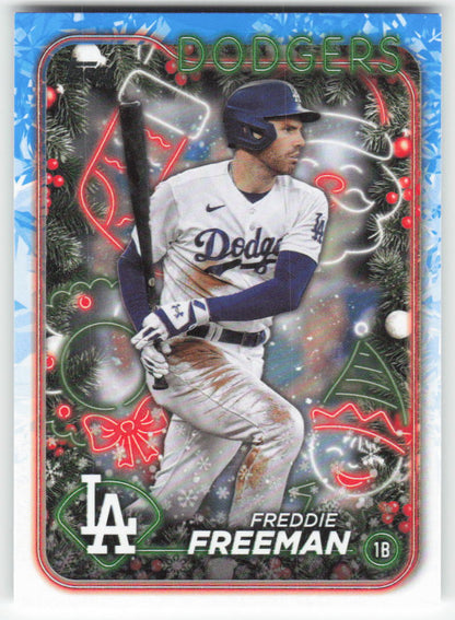 2024 Topps Holiday #H56 Freddie Freeman Los Angeles Dodgers 1561