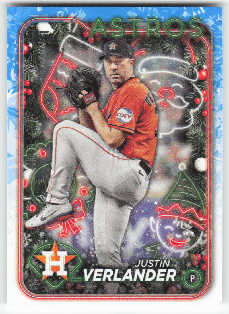 2024 Topps Holiday #H68 Justin Verlander Houston Astros 1562