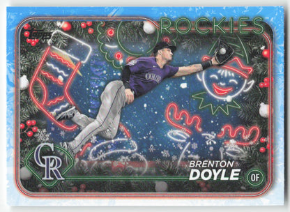 2024 Topps Holiday #H169 Brenton Doyle Colorado Rockies 1567