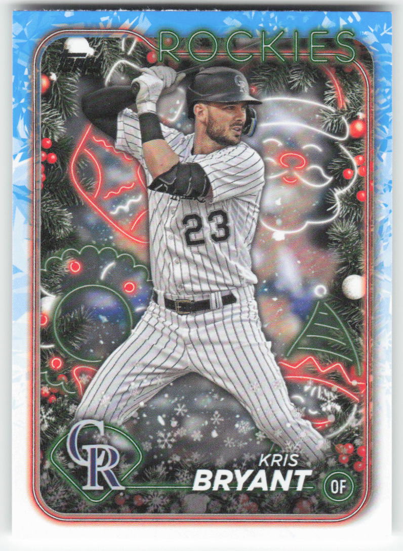 2024 Topps Holiday #H95 Kris Bryant Colorado Rockies 1571