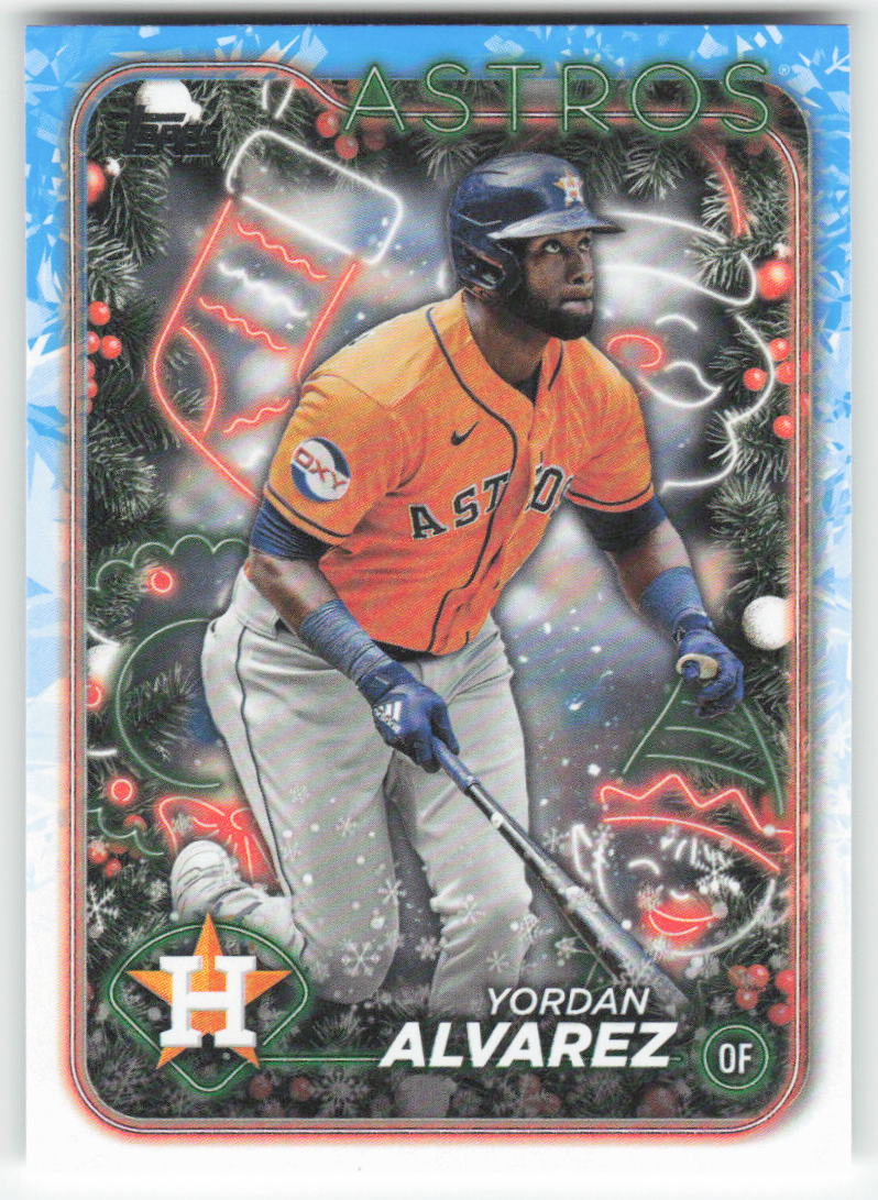 2024 Topps Holiday #H117 Yordan Alvarez Houston Astros 1572